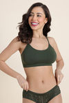 Zivame Unbound Padded Non Wired 3/4th Coverage Bralette (Pack of 2) - Multicolor — thumbnail 7